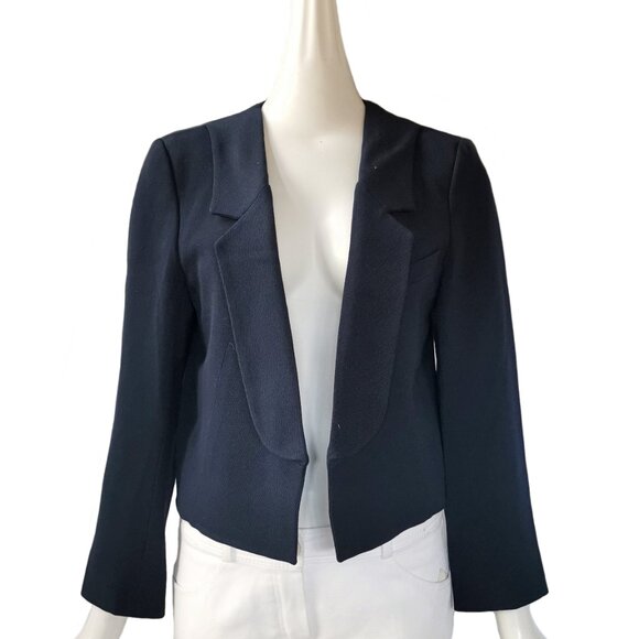 CHLOE NAVY CROPPED JACKET (40 Fr.) - Picture 1 of 7